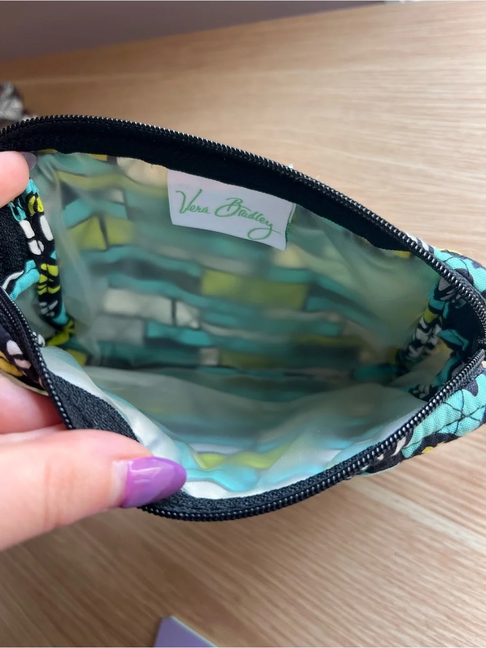 NWT Vera Bradley Island Blooms Small Cosmetic Bag